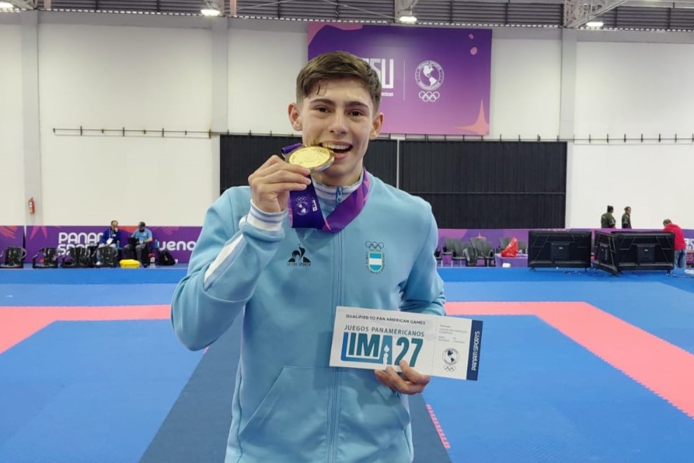 El karate argentino cerró con broche dorado: Gallardo fue campeón panamericano y Madero terminó séptima.