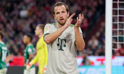 Kane histórico: el Bayern de Múnich celebra la victoria en casa 4-0 ante el Bremen con un doblete récord.