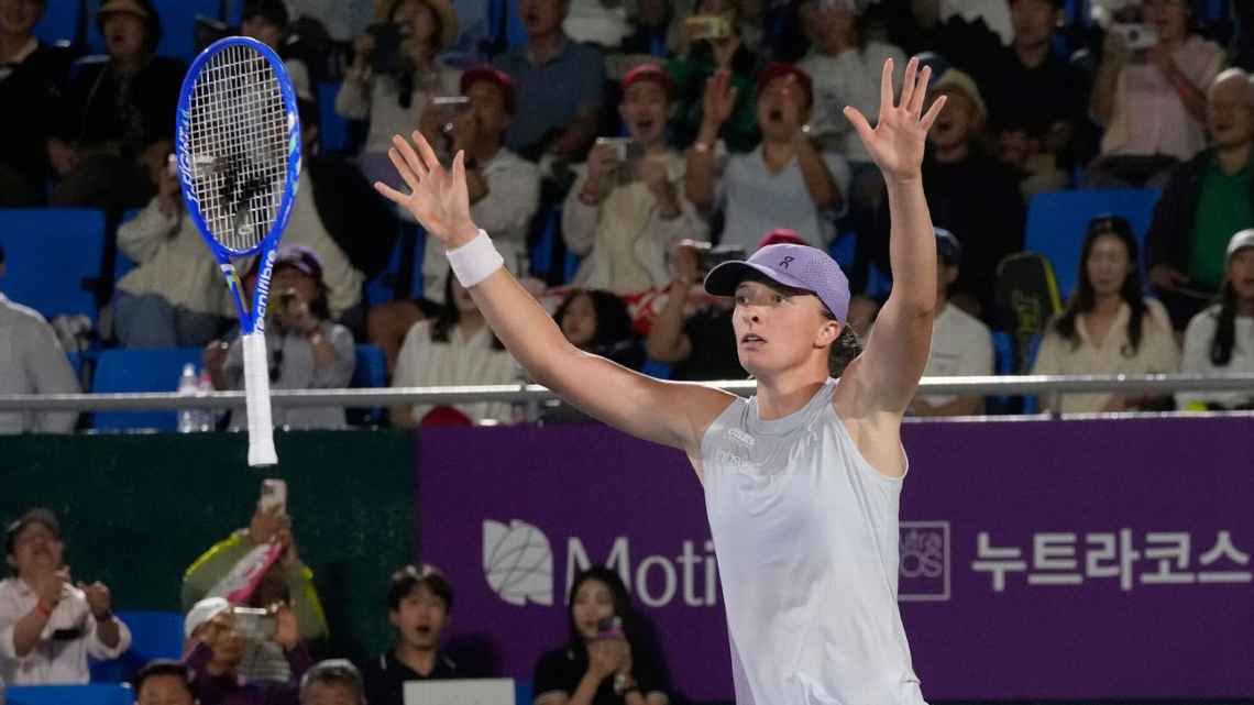 Swiatek gana el torneo de Seúl
