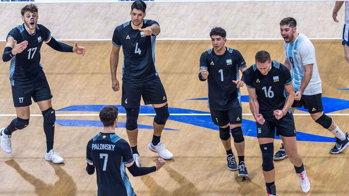 Argentina se juega el pase a octavos frente a Francia en el Mundial de vóleibol Filipinas 2025.