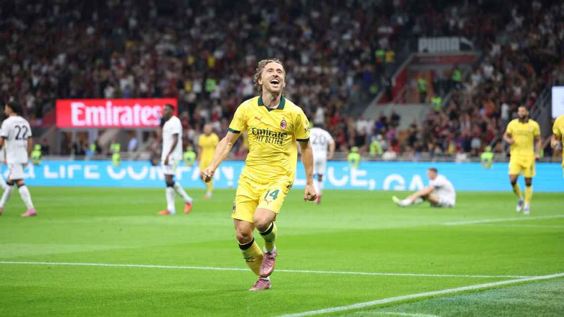 Modric marcó su primer gol con Milan y Simeone firmó un golazo en la victoria de Torino ante Roma en una intensa jornada de la Serie A.