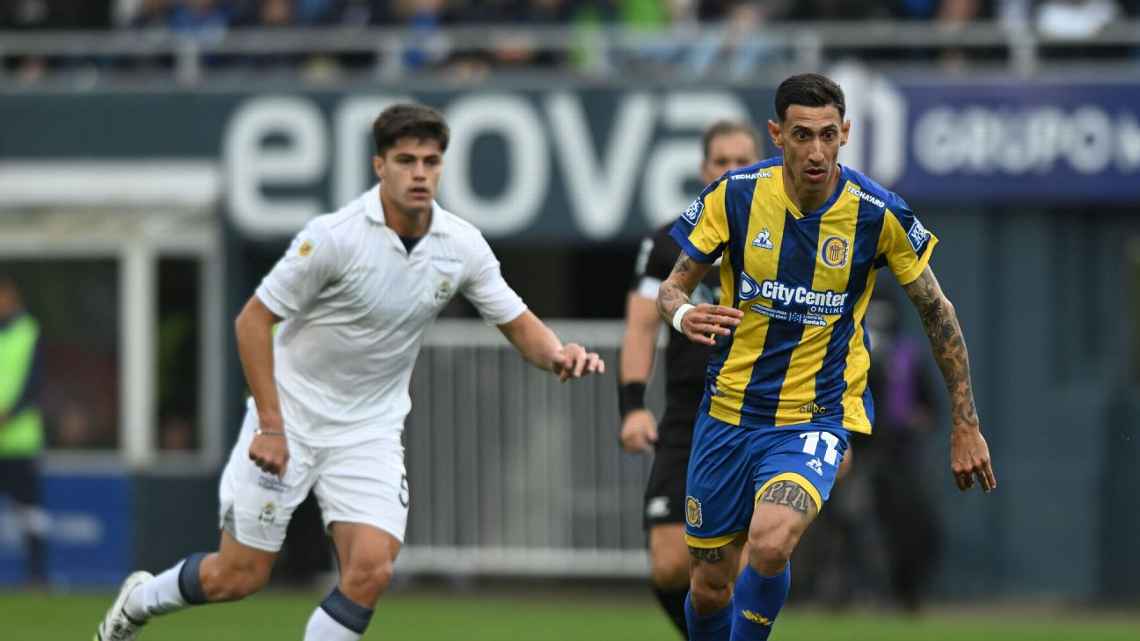 Central ganó un partido clave en La Plata con una actuación sólida y goles de Véliz, Giménez y Di María.