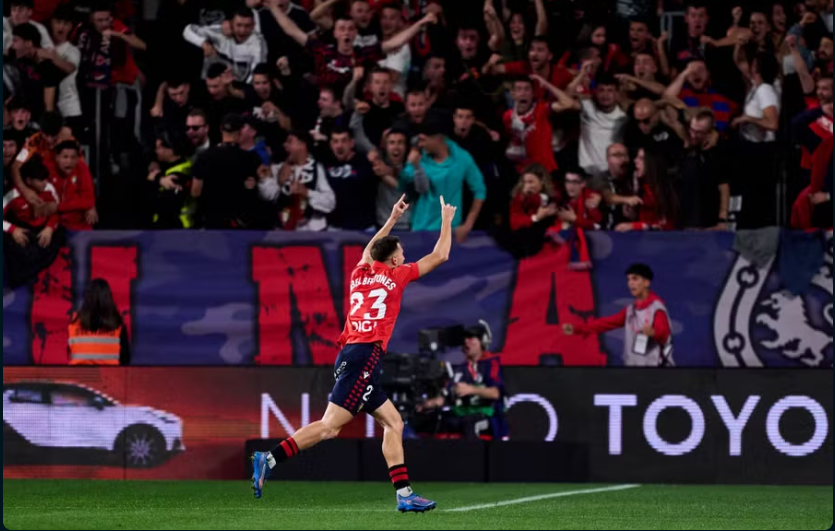 Dos zarpazos de Osasuna al final de cada tiempo sellaron una remontada épica ante el Getafe en El Sadar.