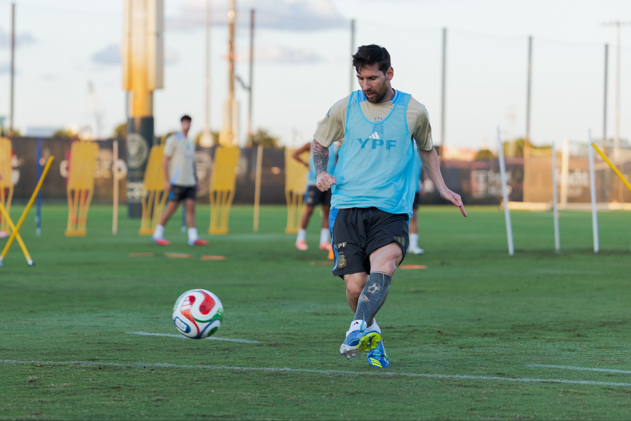 Messi se une al equipo