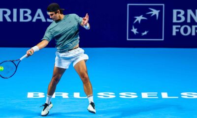 Marcos Giron se convierte en el primer ganador del nuevo ATP 250 de Bruselas tras vencer a Mattia Bellucci por 6-3, 6-4.