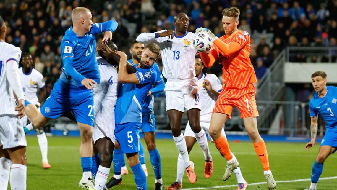 Francia empató 2-2 ante Islandia y deberá esperar al próximo partido para sellar su clasificación al Mundial 2026.