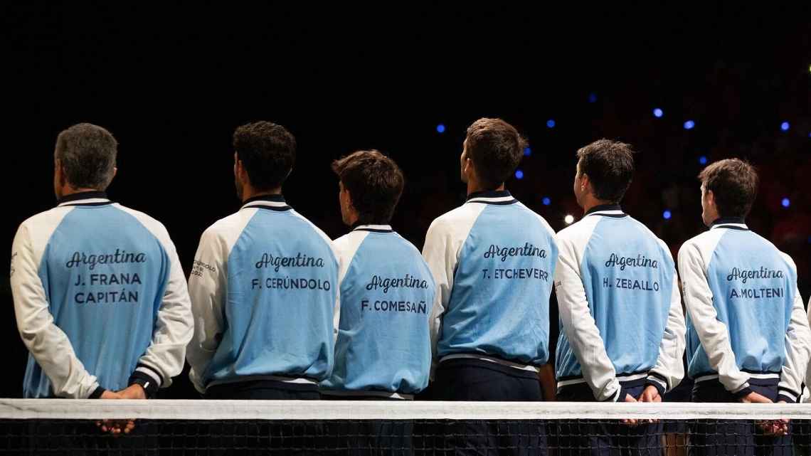 Javier Frana confirmó sin cambios a Cerúndolo, Etcheverry, Comesaña, Zeballos y Molteni para el Final 8 de la Copa Davis en Bolonia.