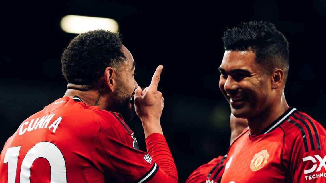 Cunha y Casemiro brillan ante el Brighton