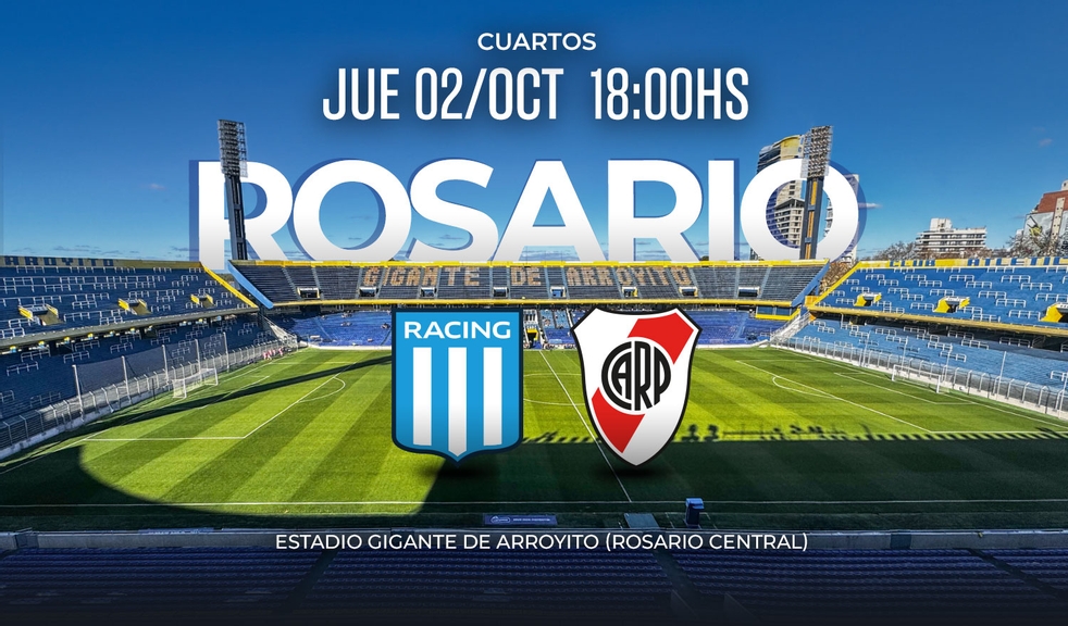 Racing y River por la Copa Argentina se medirán en Rosario por un lugar en semifinales, en un cruce cargado de historia y expectativas.