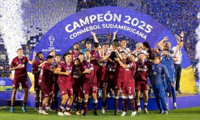 Lanús campeón Sudamericana tras vencer a Mineiro por penales en Asunción. Losada fue héroe y el Granate conquistó su segunda Sudamericana.