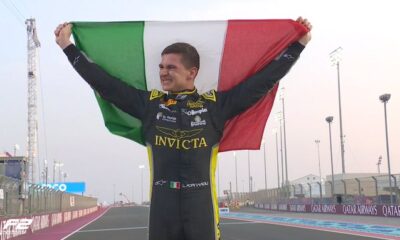 Fornaroli es campeón de Fórmula 2 tras ser segundo en Losail. Martins ganó y Dunne completó el podio. El año pasado fue de la F3