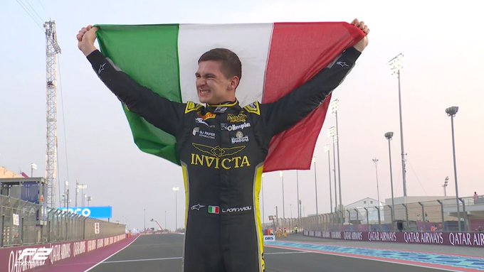 Fornaroli es campeón de Fórmula 2 tras ser segundo en Losail. Martins ganó y Dunne completó el podio. El año pasado fue de la F3
