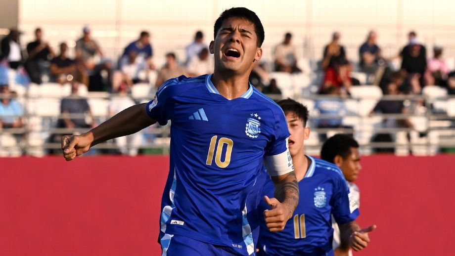 Argentina goleó 7-0 a Fiji en el Mundial Sub 17