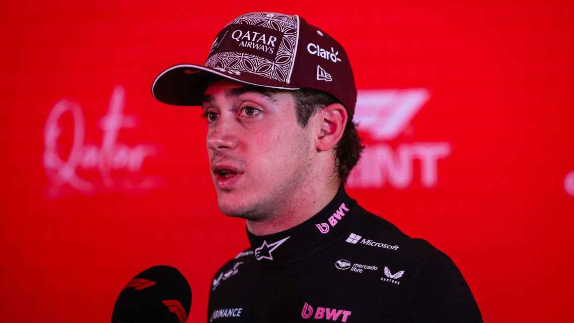 Franco Colapinto sufrió con el Alpine y quedó último en la clasificación del Sprint en Qatar