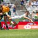 Los Pumas 7’s debutaron con una goleada histórica: 36-0 a Australia en Ciudad del Cabo, con un rugby demoledor y seis tries argentinos.