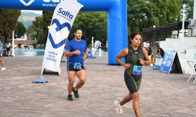 Más de 80 deportistas participaron de la primera fecha del Campeonato de Acuatlón en Salta, disputada en el balneario Xamena.