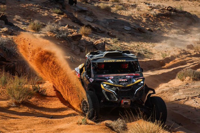 Kyle Chaney logró su primer triunfo en SSV en el Dakar 2026 y le dio a Can-Am su primera victoria del año. Brock Heger sigue líder de la general.