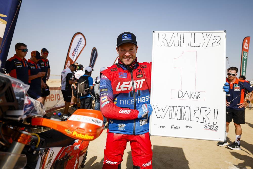 Toni Mulec ganó el Dakar 2026 en Rally2 y le dio a BAS World KTM su segundo título. Campbell y Ventura completaron el podio.