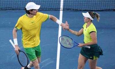 Australia venció 2-1 a Noruega en Sídney por la United Cup tras un dramático dobles mixto decidido por Storm Hunter y John-Patrick Smith.