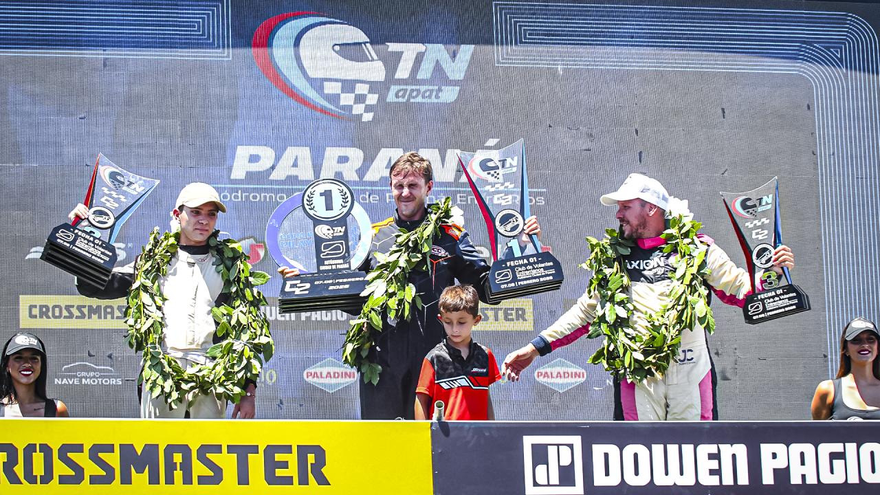 Francisco Coltrinari ganó la final del TN Clase 2 en Paraná, logró su tercera victoria en Entre Ríos y es el primer líder del Campeonato.