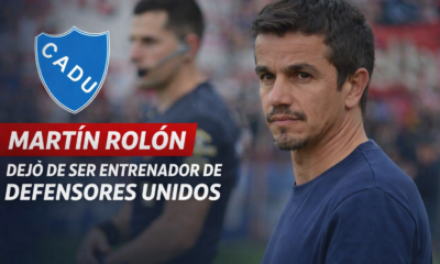 Defensores Unidos hizo oficial la salida de Martín Rolón tras un mal inicio en la Primera B 2026. El CADU sigue sin ganar y está anteúltimo.