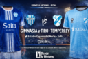 Gimnasia y Tiro recibe a Temperley en el Gigante del Norte. El Albo llega con puntaje ideal y busca extender su gran racha.