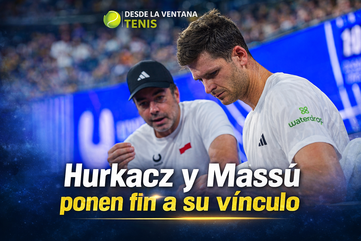 Hubert Hurkacz y Nicolás Massú anunciaron el final de su trabajo en conjunto tras casi un año y medio en el circuito ATP.