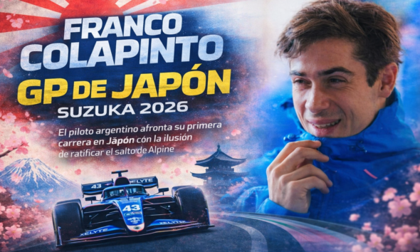 Franco Colapinto llega al GP de Japón 2026 con Alpine tras sumar en China y buscar otro gran resultado en Suzuka.