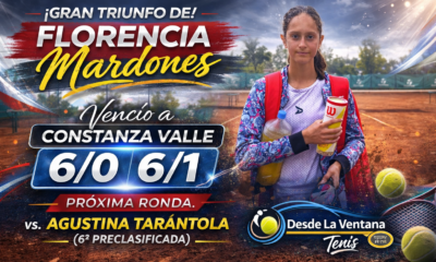 La tenista salteña Florencia Mardones continúa destacándose en el torneo con una sólida victoria por 6/0 y 6/1. En la próxima ronda enfrentará a la sexta preclasificada, Agustina Tarantola.