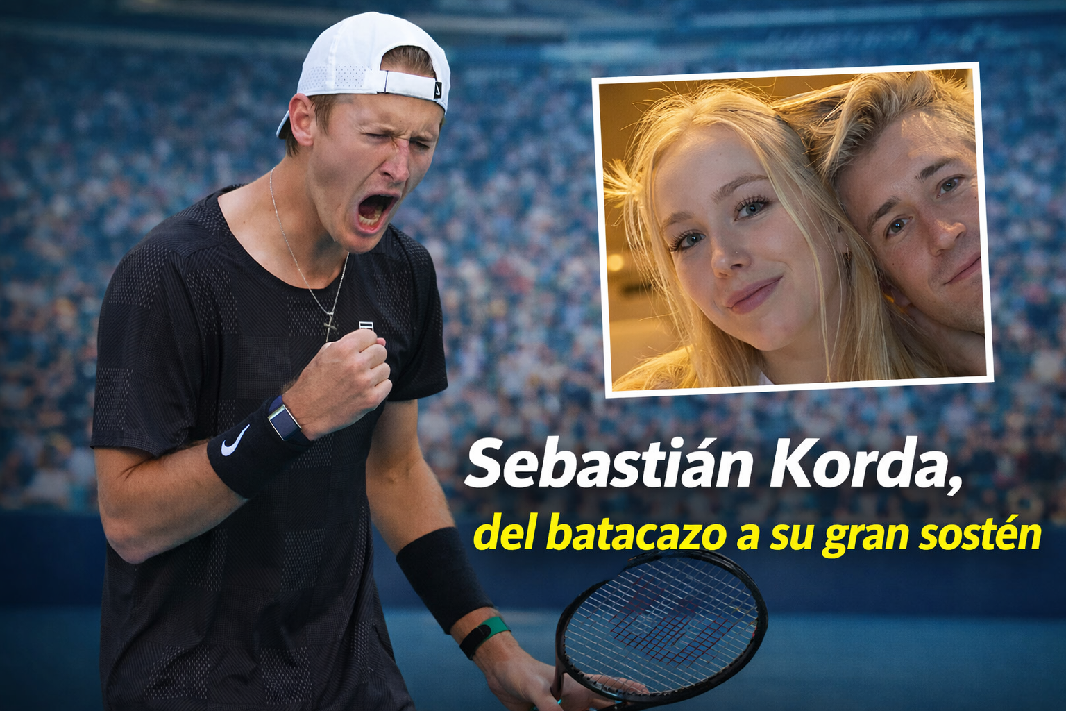 Sebastián Korda venció a Alcaraz en Miami y reveló el rol clave de Ivana Nedved en su gran momento personal y deportivo.