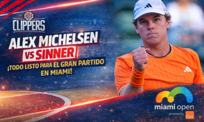 Alex Michelsen mezcla tenis, pasión por los Clippers y el sueño de su primer título antes de enfrentar a Jannik Sinner en Miami.