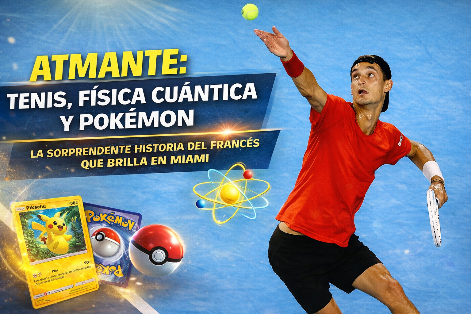 Terence Atmane brilla en Miami y sorprende por su pasión por la física cuántica, su alto IQ y su fanatismo por Pokémon.