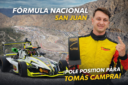 Tomás Campra logró la pole de Fórmula Nacional en San Juan, dominó la clasificación y dejó en claro su protagonismo en el arranque del 2026.