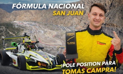 Tomás Campra logró la pole de Fórmula Nacional en San Juan, dominó la clasificación y dejó en claro su protagonismo en el arranque del 2026.