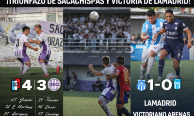 Sacachispas volvió al triunfo con un agónico 4-3 ante Deportivo Español y General Lamadrid venció 1-0 a Victoriano Arenas en una nueva jornada de la Primera C.