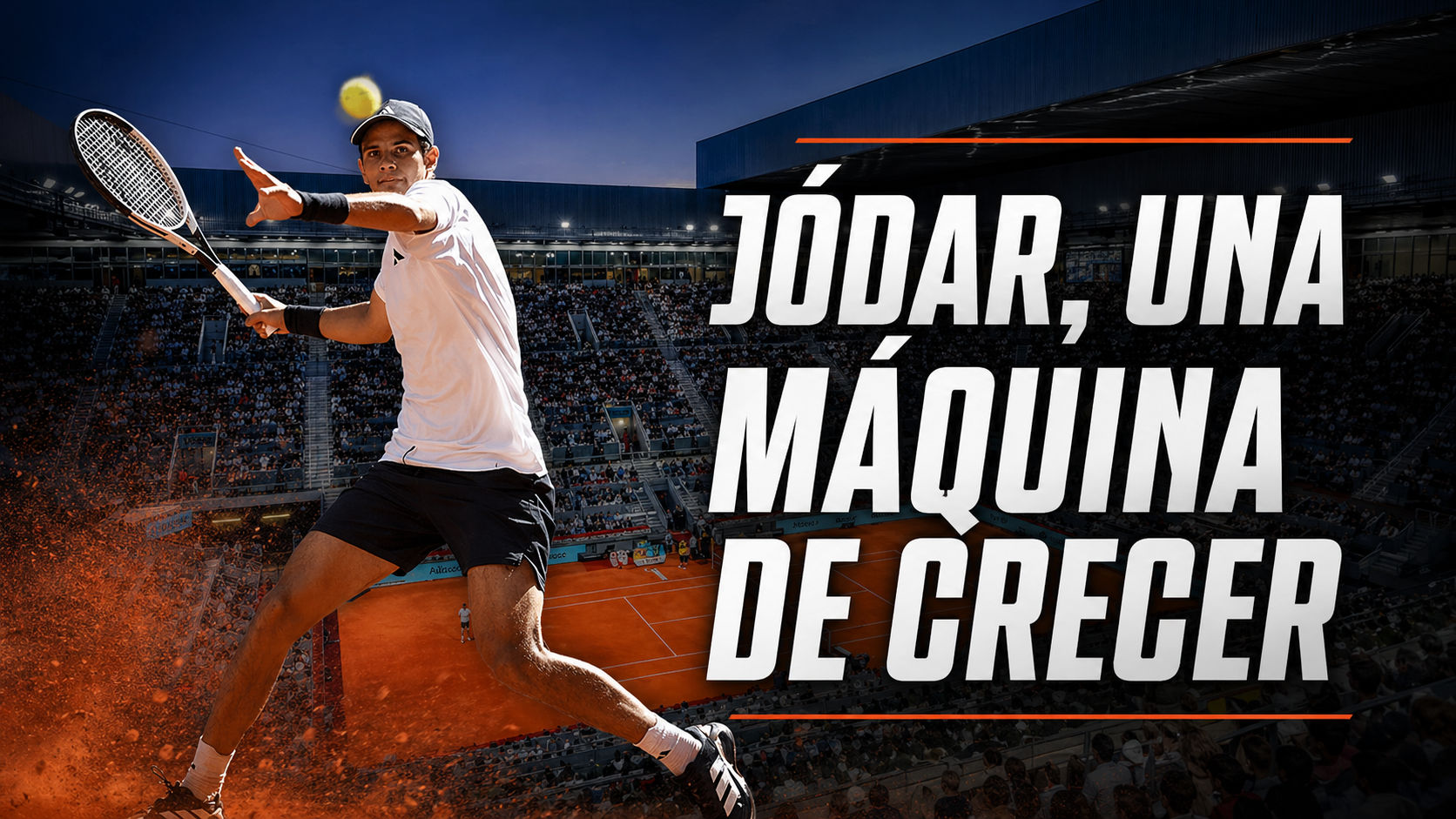 Rafael Jódar vive un crecimiento explosivo en el ATP: mejoró su saque, se transformó en un restador temible y ya desafía a Sinner en Madrid.