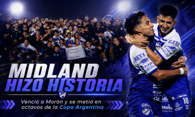 Ferrocarril Midland venció 2-1 a Deportivo Morón en la Copa Argentina 2026, se clasificó por primera vez a octavos de final y sigue escribiendo una página histórica.