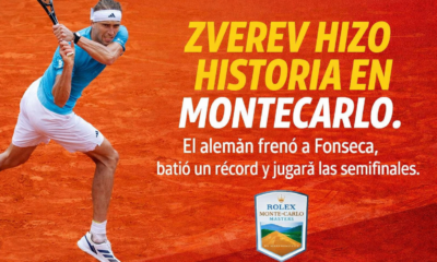 Alexander Zverev venció a Joao Fonseca, alcanzó las semifinales de Montecarlo 2026 y superó un récord histórico en Masters 1000 sobre polvo de ladrillo.