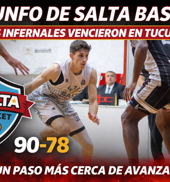 Salta Basket venció 90-78 a Estudiantes en Tucumán, se puso 2-1 en la serie y quedó a un triunfo de avanzar en la Liga Argentina.