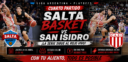 Salta Basket recibe esta noche a San Isidro en el cuarto partido de la serie de octavos de final de la Liga Argentina. Análisis completo
