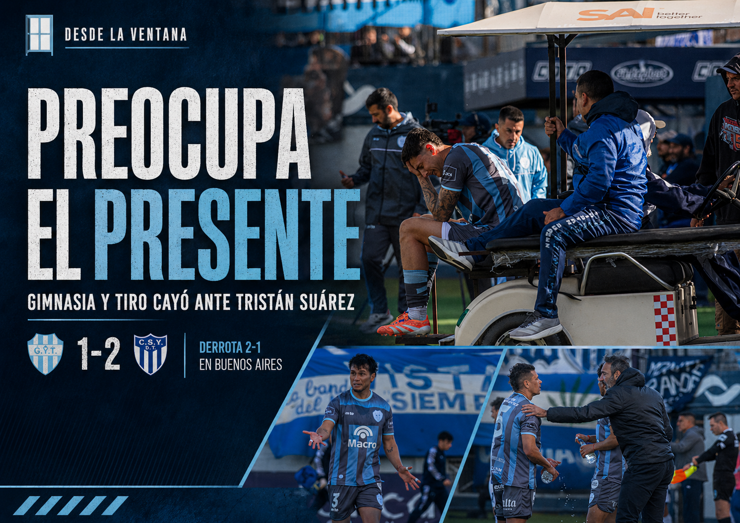 Gimnasia y Tiro de Salta perdió 2-1 ante Tristán Suárez, sumó otro golpe en la Primera Nacional y profundizó una crisis futbolística