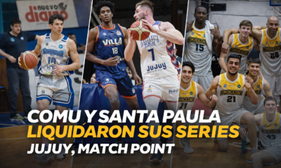Comunicaciones y Santa Paula liquidaron sus series, mientras Jujuy Básquet quedó match point en la Conferencia Norte de la Liga Argentina