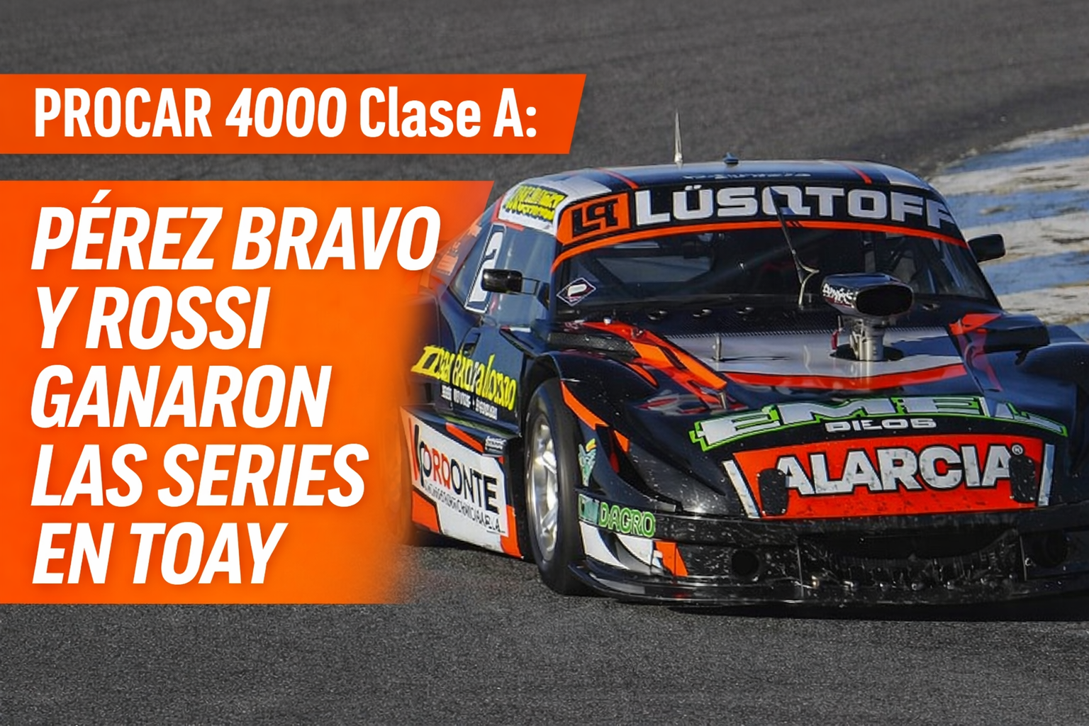 Procar 4000 Clase A en Toay: Alan Guevara hizo la pole, Emmanuel Pérez Bravo ganó la primera serie y Gastón Rossi se quedó con la segunda