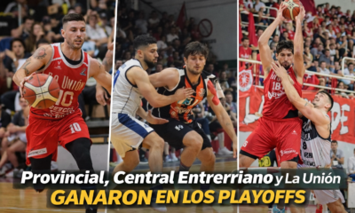 Provincial de Rosario, Central Entrerriano y La Unión comenzaron con triunfo sus series de octavos de final en la Conferencia Sur