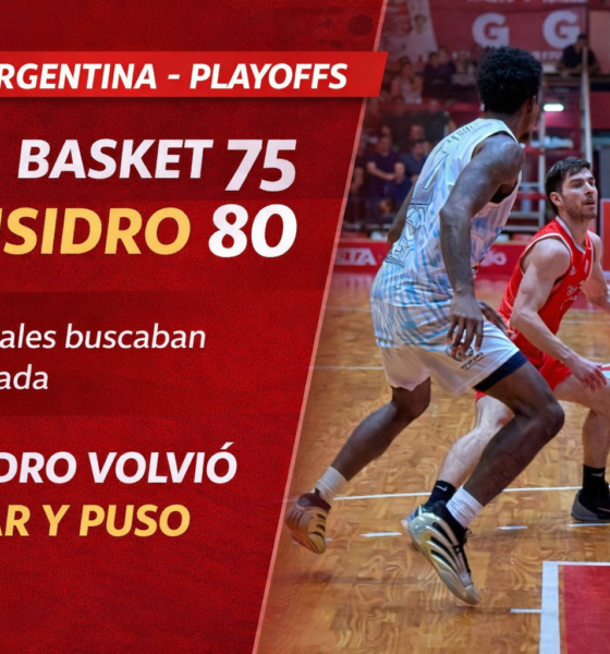 Salta Basket perdió 80-75 ante San Isidro en el segundo juego de los octavos de la Liga Argentina. Los Infernales reaccionaron en el cierre