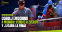 Cobolli venció a Alexander Zverev en las semifinales del ATP 500 de Múnich, logró el triunfo más importante de su carrera y jugará la final