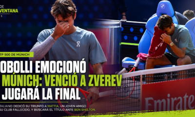 Cobolli venció a Alexander Zverev en las semifinales del ATP 500 de Múnich, logró el triunfo más importante de su carrera y jugará la final