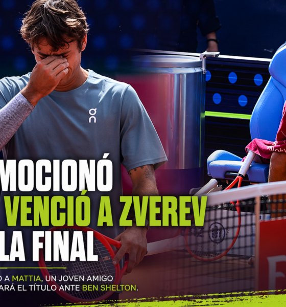 Cobolli venció a Alexander Zverev en las semifinales del ATP 500 de Múnich, logró el triunfo más importante de su carrera y jugará la final