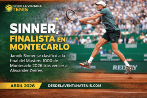 Jannik Sinner venció a Zverev, se metió en la final de Montecarlo 2026 y quedó a un paso de recuperar el número uno del mundo.