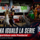 Deportivo Viedma venció 78-77 a Provincial en un final agónico, igualó la serie 2-2 y forzó un quinto juego en Rosario por los octavos
